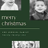 "Multi" - Holiday Cards in Evergreen by Pink House Press - Detail