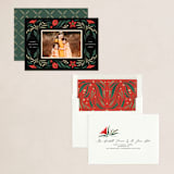 "Happy Holiday Frame" - Holiday Cards in Pine by Grae - Assembled