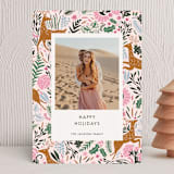 "Holiday Forest Photo" - Holiday Cards in Candy by Menci Zaga - Front