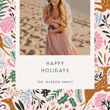"Holiday Forest Photo" - Holiday Cards in Candy by Menci Zaga - Detail