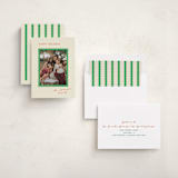 "Sweet scallop" - Holiday Cards in Jolly Fern by Cass Loh - Assembled