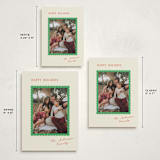 "Sweet scallop" - Holiday Cards in Jolly Fern by Cass Loh - Formats Available