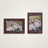"Kiawah" - Holiday Cards in Cocoa by Megan Davis - Photo Orientation Options