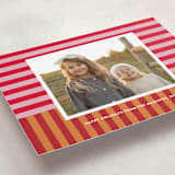 "Festive Stripes" - Holiday Cards in Nutmeg by Shari Margolin - Detail