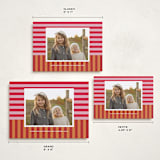 "Festive Stripes" - Holiday Cards in Nutmeg by Shari Margolin - Formats Available