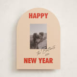 "The Jolly Type" - Holiday Cards in Candy Apple by Studio Suku - Front