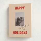 "The Jolly Type" - Holiday Cards in Candy Apple by Claire - Folded Card