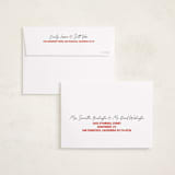 "The Jolly Type" - Holiday Cards in Candy Apple by Claire - FREE Recipient Addressing