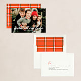 "sending all our LOVE" - Holiday Cards in Moon by Tanya Lee of Frooted Design - Assembled