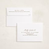 "The Christmas Letters" - Holiday Cards in Gilt by Pixel and Hank - FREE Recipient Addressing