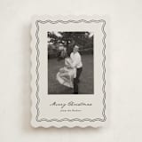 "Wavy Vintage" - Holiday Cards in Eggnog by Brianne Larsen - Front