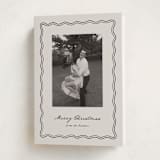 "Wavy Vintage" - Holiday Cards in Eggnog by Brianne Larsen - Folded Card
