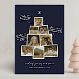 "Photo Tree" - Holiday Cards in Night Sky by Shari Margolin - Front