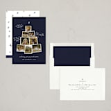 "Photo Tree" - Holiday Cards in Night Sky by Shari Margolin - Assembled
