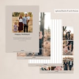 "Thankful Simple" - Holiday Cards in Snow by Stacie Stankos - Back of Card Options