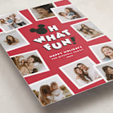 "Disney's Mickey Mouse Fun" - Holiday Cards in Cherry by Jessie Steury - Detail