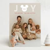 "Disney's Mickey Mouse Striped Joy" - Holiday Cards in Snow White by Alston Foster - Front