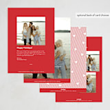 "Disney's Mickey Mouse Striped Joy" - Holiday Cards in Snow White by Alston Foster - Back of Card Options