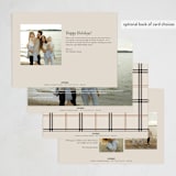 "Window Pane" - Holiday Cards in Vanilla by Cindy Reynolds - Back of Card Options
