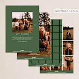 "At An Angle" - Holiday Cards in Snow by Lauren Chism - Back of Card Options