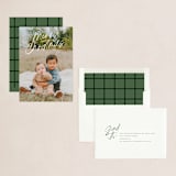 "At An Angle" - Holiday Cards in Snow by Lauren Chism - Assembled