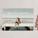 "The Family Name" - Holiday Cards in Cloud by Sarah Cohn - Front
