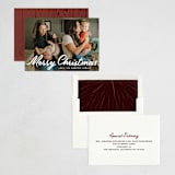 "Retro Christmas" - Holiday Cards in Snow by Up Up Creative - Assembled