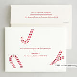 "Scramble" - Holiday Cards in Ruby by Lauren Chism - FREE Recipient Addressing