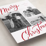 "Christmas Memories" - Holiday Cards in Candy Cane by Wildfield Paper Co - Detail