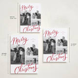 "Christmas Memories" - Holiday Cards in Candy Cane by Wildfield Paper Co - Formats Available