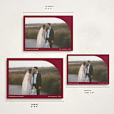 "Arched Simplicity" - Holiday Cards in Holly Berry by Oma N. Ramkhelawan - Formats Available