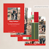 "abstract plaid" - Holiday Cards in Festive by Rebecca Durflinger - Back of Card Options