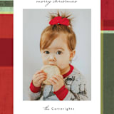"abstract plaid" - Holiday Cards in Festive by Rebecca Durflinger - Detail