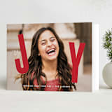 "THIS" - Holiday Cards in Ruby by Lauren Chism - Folded Card
