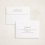 "Sans and Signature" - Holiday Cards in Snow by Hooray Creative - FREE Recipient Addressing