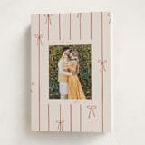 "Lines of Bows" - Holiday Cards in Cider by Ellen Schlegelmilch - Folded Card