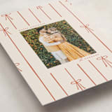 "Lines of Bows" - Holiday Cards in Cider by Ellen Schlegelmilch - Detail