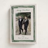"Painted Frame Edge" - Holiday Cards in Forest by Alethea and Ruth - Folded Card