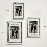 "Painted Frame Edge" - Holiday Cards in Forest by Alethea and Ruth - Formats Available
