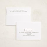 "Classic Border" - Holiday Cards in Almond by Brianne Larsen - FREE Recipient Addressing