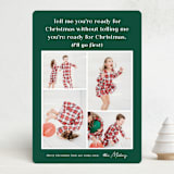 "Ready for Christmas" - Holiday Cards in Christmas Tree by Lisa McLean - Front