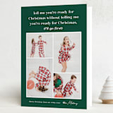 "Ready for Christmas" - Holiday Cards in Christmas Tree by Lisa McLean - Folded Card