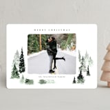 "fall of snow" - Holiday Cards in Evergreen by Anastasia Makarova - Front