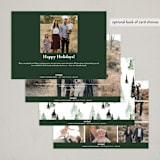 "fall of snow" - Holiday Cards in Evergreen by Anastasia Makarova - Back of Card Options