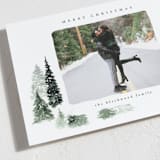 "fall of snow" - Holiday Cards in Evergreen by Anastasia Makarova - Detail