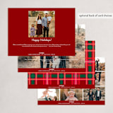 "Modern Move" - Holiday Cards in Cardinal by Owl and Toad - Back of Card Options