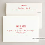 "Modern Move" - Holiday Cards in Cardinal by Owl and Toad - FREE Recipient Addressing