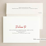 "Good Boy" - Holiday Cards in Crimson by J. Dario Design Co. - FREE Recipient Addressing