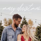 "Merry Christmas Extended" - Holiday Cards in Snow by Katy Shen - Detail