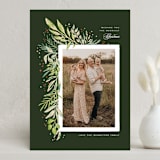 "Seppele" - Holiday Cards in Evergreen by Ashley DeMeyere - Front